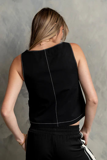 Skyler Contrast Tank