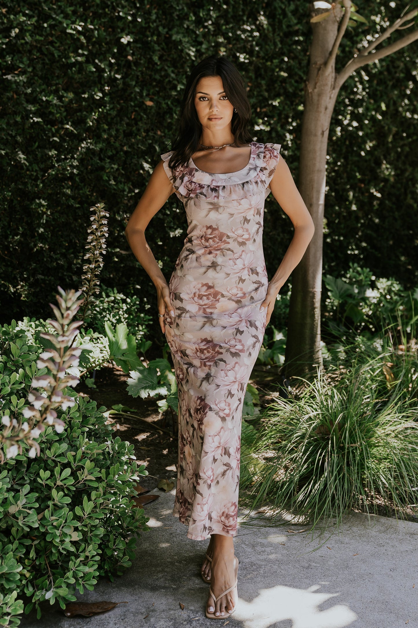 Mavie Floral Maxi Dress