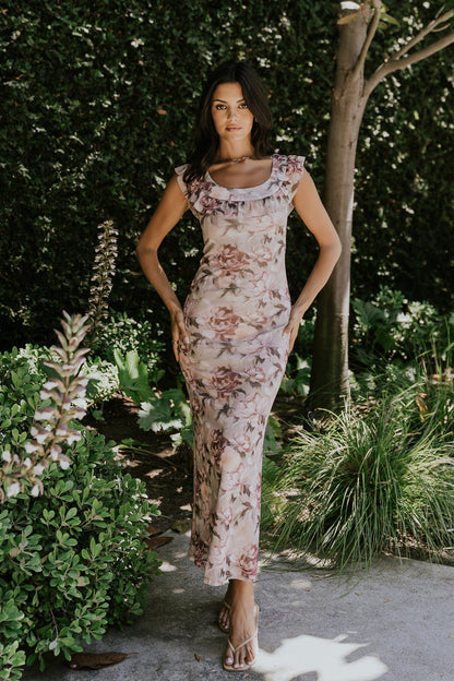 Mavie Floral Maxi Dress