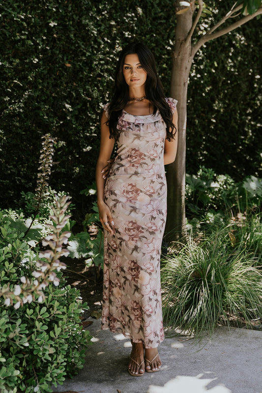 Mavie Floral Maxi Dress