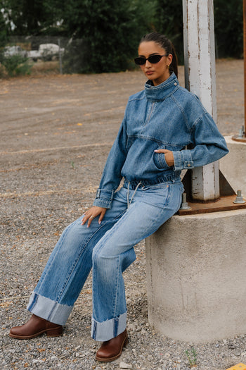 Regina Denim Jacket in Medium Wash